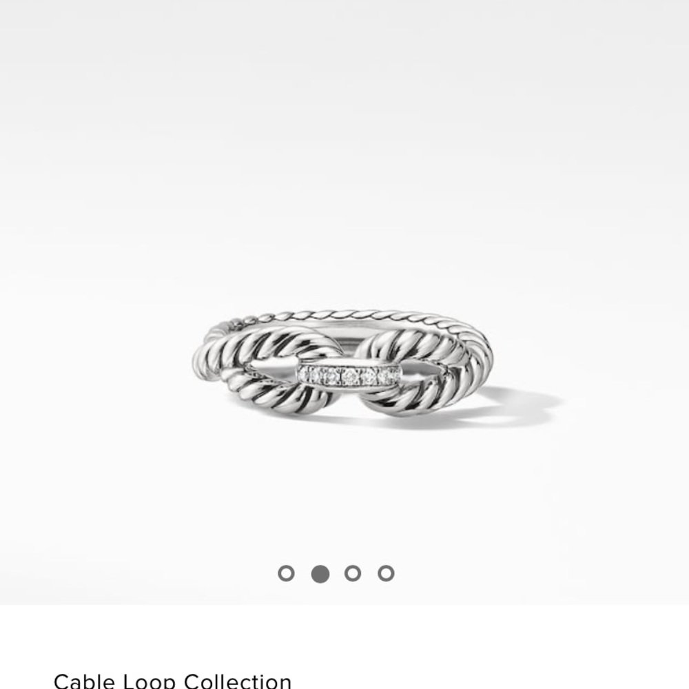 David Yurman Cable loop ring